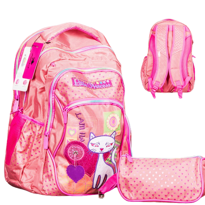Glossy Bird, School bag Set Of 2 Pcs, Available in Different Colors