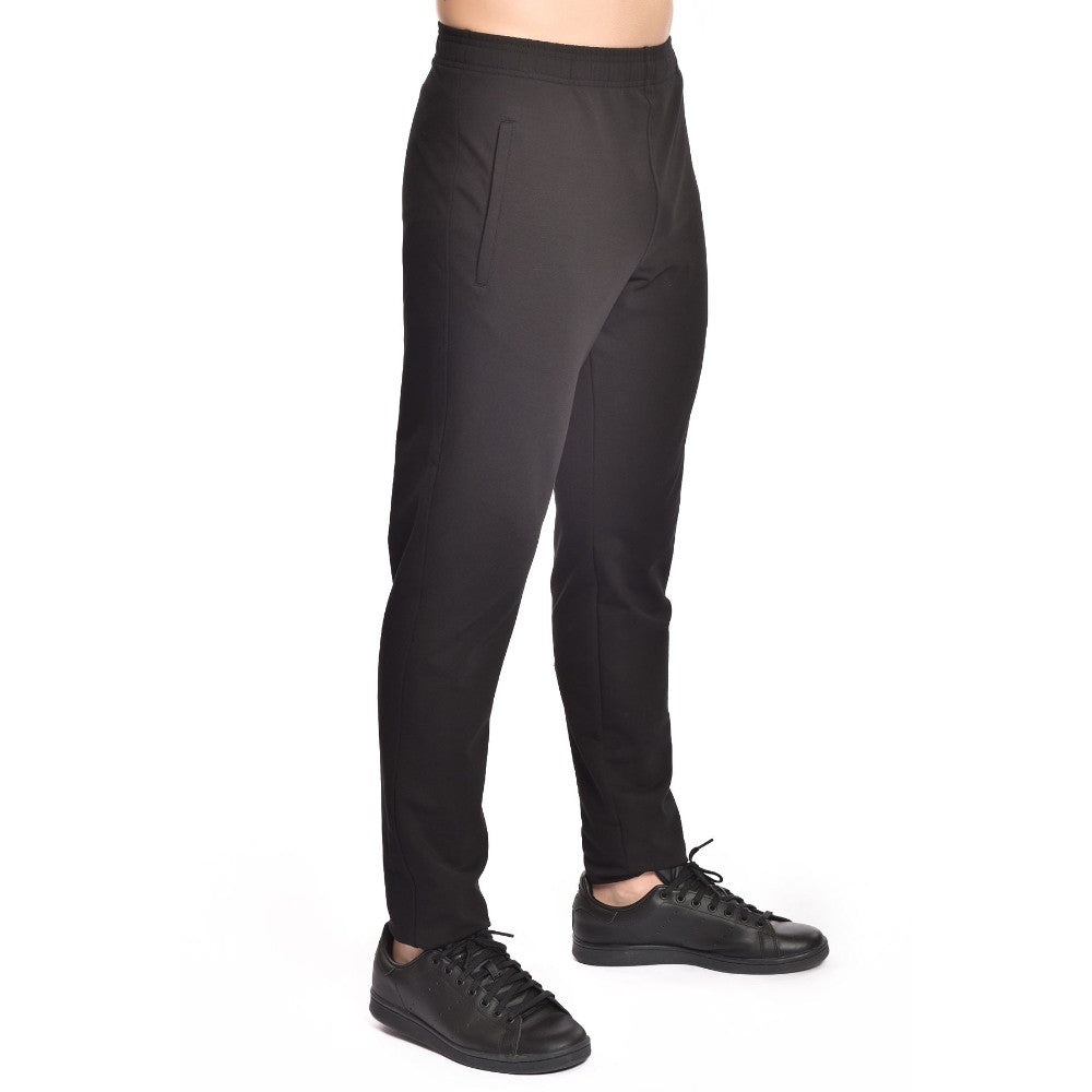 Bilcee, Men's Black Hooded Zippered Pocket Sports Bottom Top Tracksuit, Available in Different Sizes