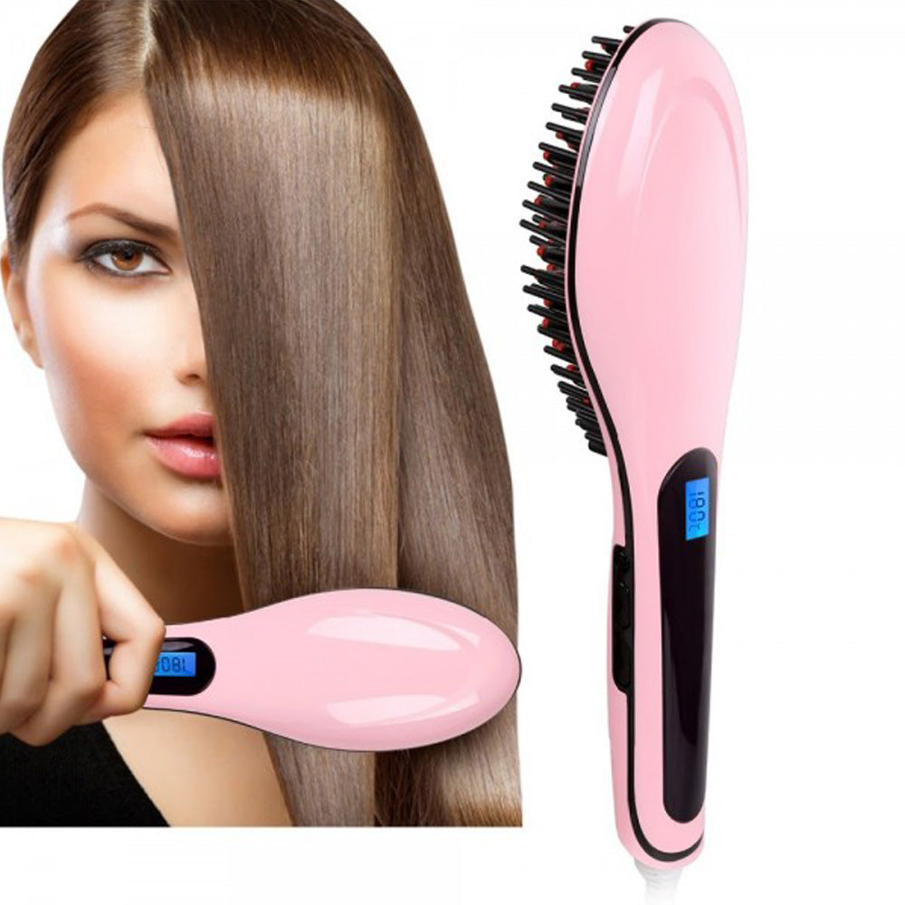 Cool Gift, Electric Hair Straightener Brush, 600W