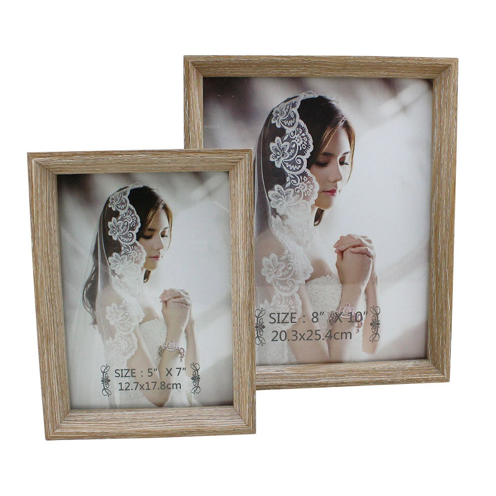 Cool Gift, Wood Picture Frame With Glass Front, Available in Different Sizes