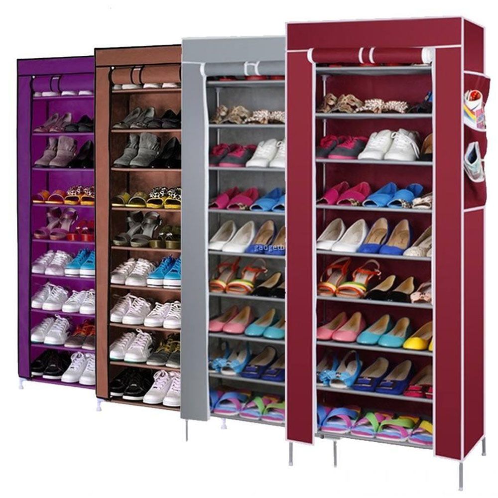Cool Gift, 7 Layers Shoe Rack With Fabric Cover, Available in Different Colors