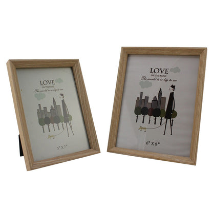 Cool Gift, Wood Picture Frame With Glass Front, Available in Different Sizes