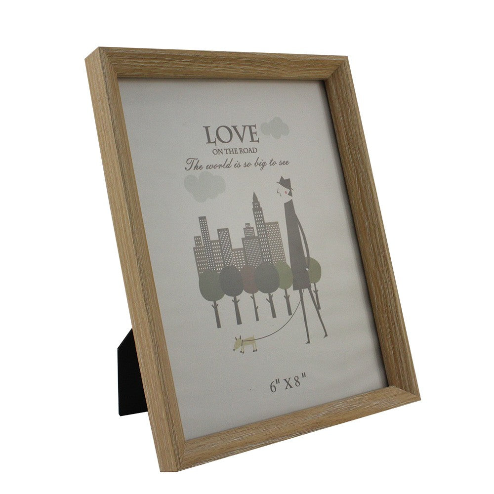 Cool Gift, Wood Picture Frame With Glass Front, Available in Different Sizes