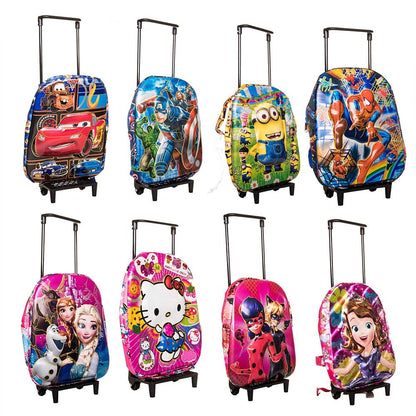 Characters Trolly School Bag, Available in Different Models