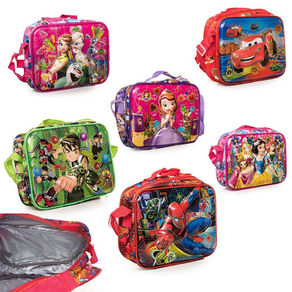 Characters, Lunch Bag with Shoulder Strap, Lunch Box, Available in Different Models