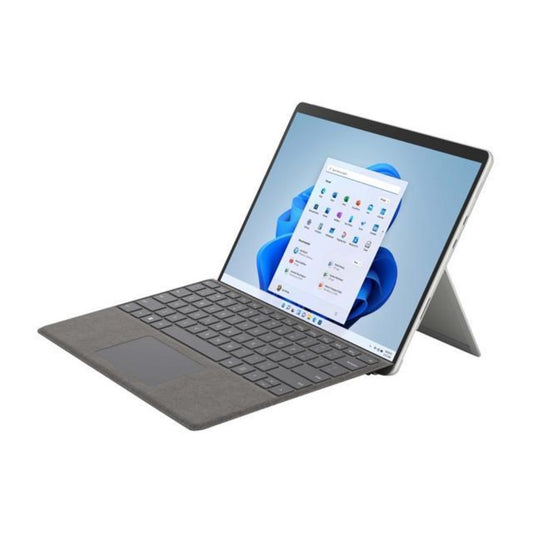 Microsoft, Surface Pro 8 Platinum, 13-Inch, Intel Core I5-1185G7, 8GB DDR4, 256GB SSD, W11H, With Keyboard + Pen, 8PQ-00001