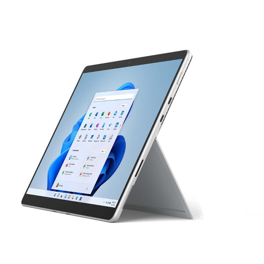 Microsoft, Surface Pro 8 Platinum, 13-Inch, Intel Core I5-1185G7, 16GB DDR4, 256GB SSD, W11H With Keyboard + Pen, 8PT-00001