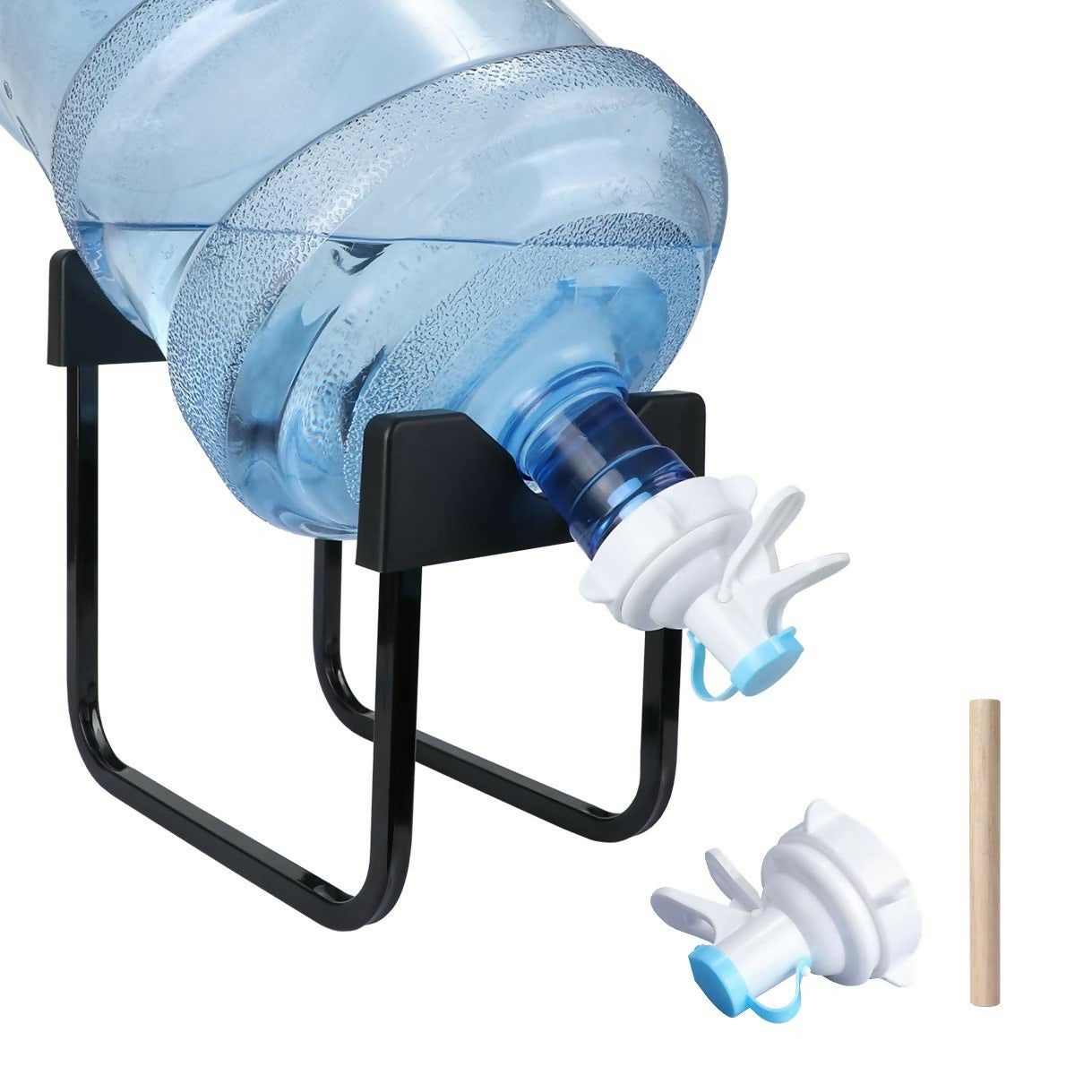 Heavy-Duty Water Bottle Dispenser Stand with Tap – 19L/20L Water Jug Holder