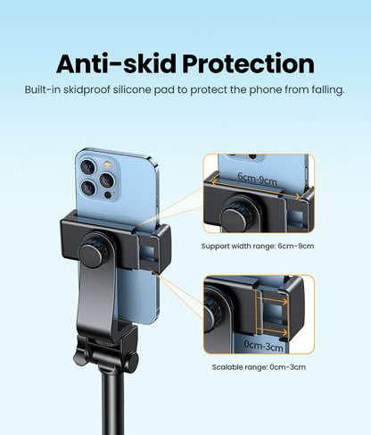 Ugreen, Phone Tripod Stand,  High Quality Aluminum Alloy,  Adjustuble Height Up To 1.7M Ugreen Lp377 - 90235