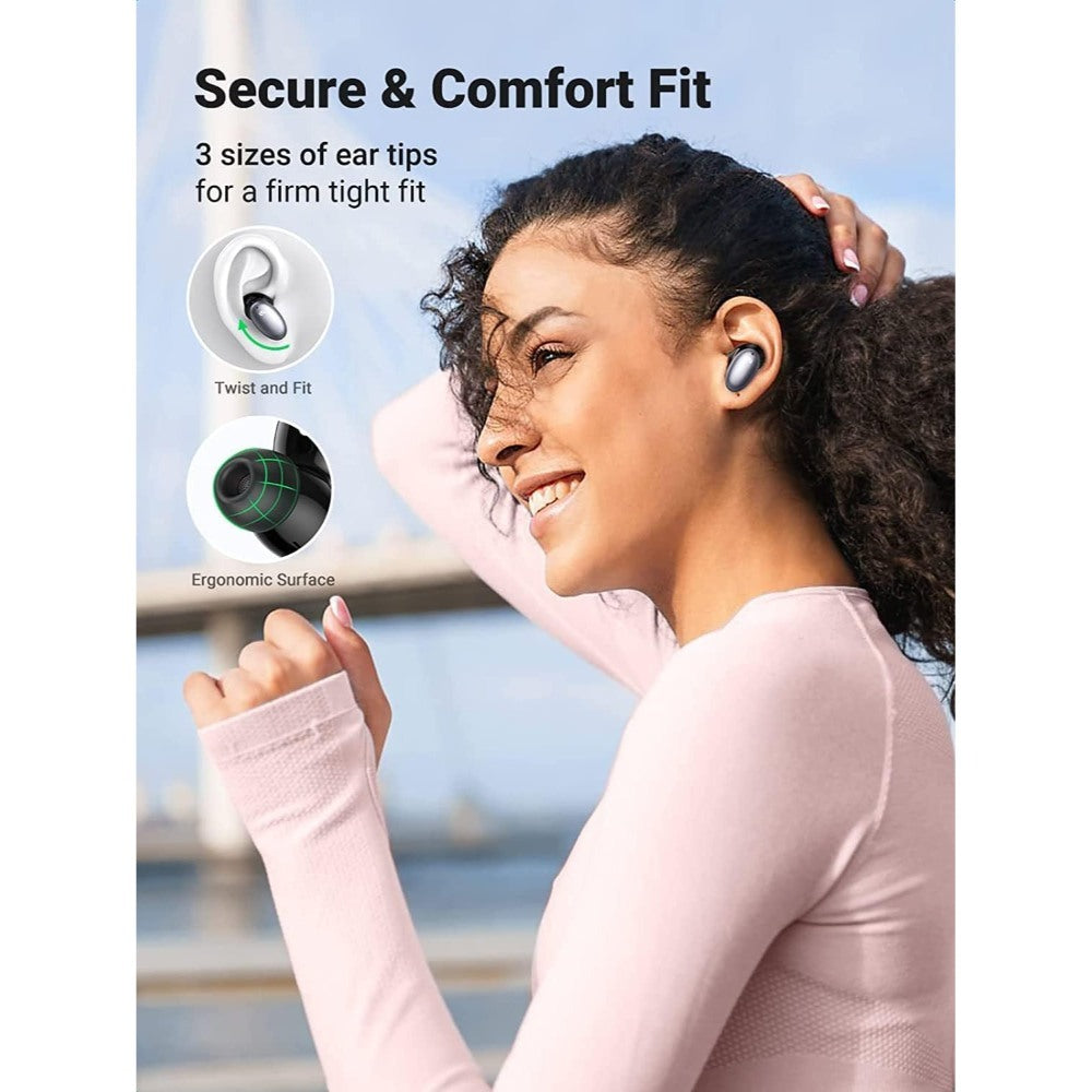 Ugreen, Hitune X6 Hybrid Active Noise Cancelling Wireless Stereo Earbuds-Bluetooth, 6 Mics Clear Calls, Deep Bass Ugreen Ws118-90242