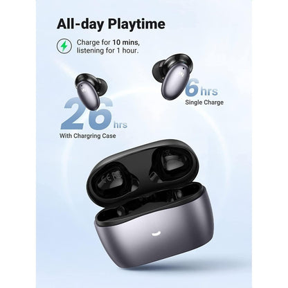 Ugreen, Hitune X6 Hybrid Active Noise Cancelling Wireless Stereo Earbuds-Bluetooth, 6 Mics Clear Calls, Deep Bass Ugreen Ws118-90242