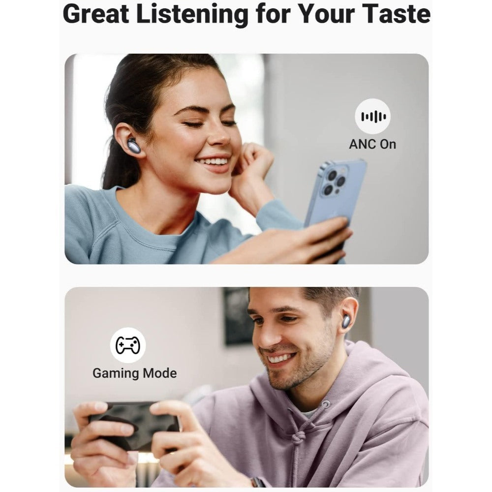 Ugreen, Hitune X6 Hybrid Active Noise Cancelling Wireless Stereo Earbuds-Bluetooth, 6 Mics Clear Calls, Deep Bass Ugreen Ws118-90242