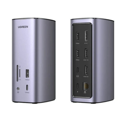 Ugreen, 12-In-1 Triple Display Usb-C Hub Docking Station Adapter Ugreen Cm555 - 90325