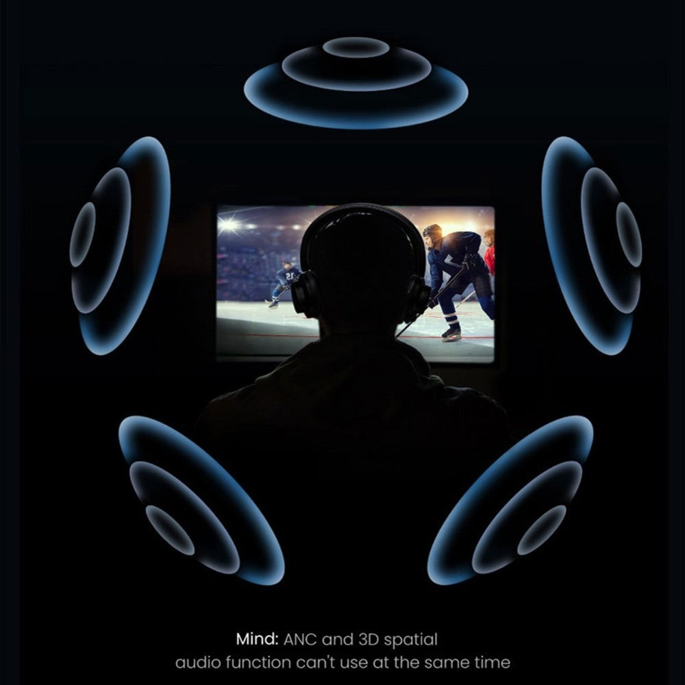 Ugreen, Hitune Max 3 Wireless Headphones, 60 Hours Active Noise Cancelling Hybrid Headphones ,3D Spatial Audio Ugreen Hp106-90422