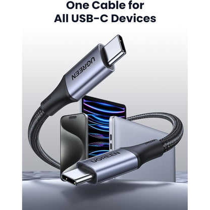 Ugreen, Usb-C To Usb-C Charging & Sync Cable For: Cell Phone, Tablet, Macbook, Ipad, Laptop Ugreen Us535 - 90440