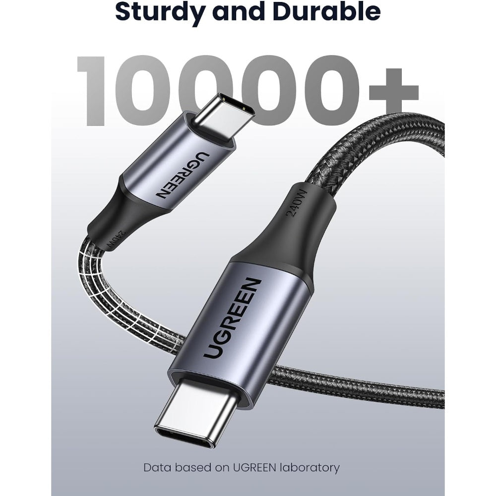 Ugreen, Usb-C To Usb-C Charging & Sync Cable For: Cell Phone, Tablet, Macbook, Ipad, Laptop Ugreen Us535 - 90440