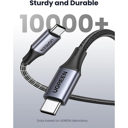 Ugreen, Usb-C To Usb-C Charging & Sync Cable For: Cell Phone, Tablet, Macbook, Ipad, Laptop Ugreen Us535 - 90440