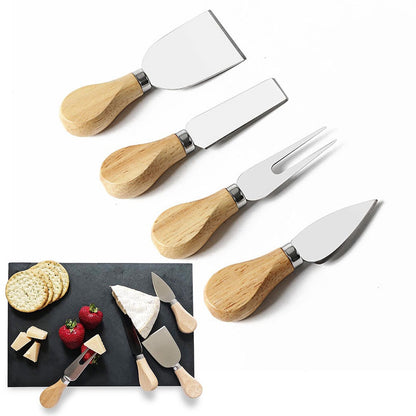 Cool Gift, 4 Pieces Set Cheese Knives