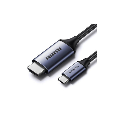 Ugreen, Usb-C To 8K Hdmi 2.1 (Up To 240Hz) Braided Cable 1.5M Black Ugreen Cm565 - 90451