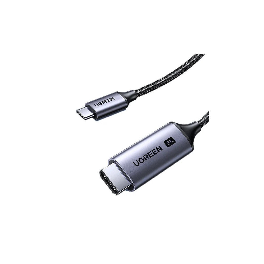 Ugreen, Usb-C To 8K Hdmi 2.1 (Up To 240Hz) Braided Cable 1.5M Black Ugreen Cm565 - 90451