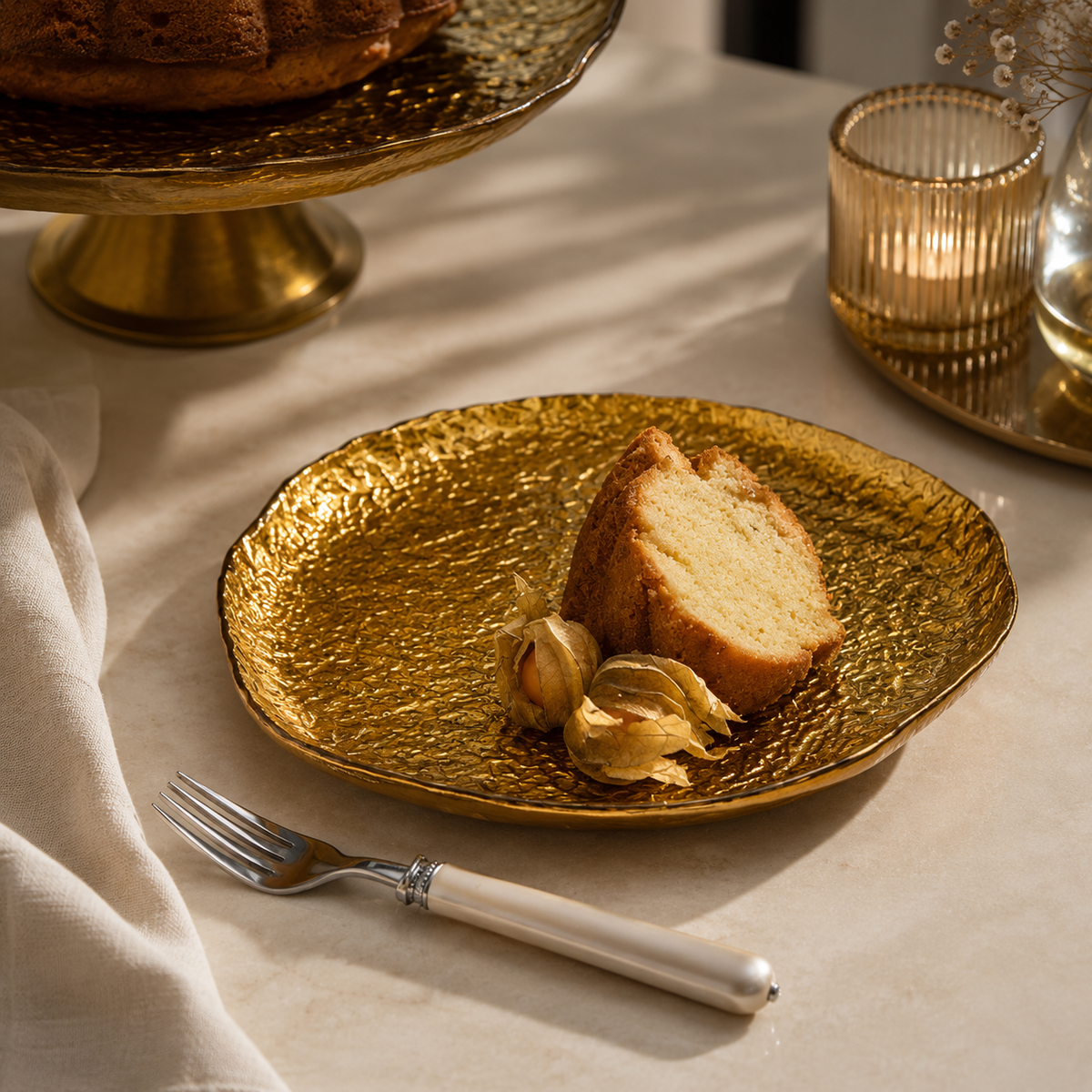 Karaca Zerrin 7-Piece Cake & Dessert Set, 8683650399056