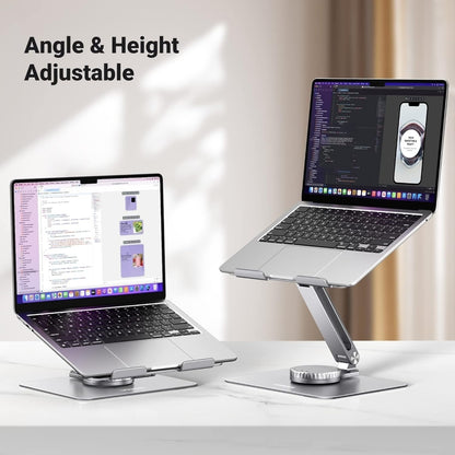 Ugreen, Rotating Base, Multi-Angle Adjustable, Lifting Laptop Stand. Dual Axis Design, Height And Angle Adjustable Ugreen Lp592 - 90849