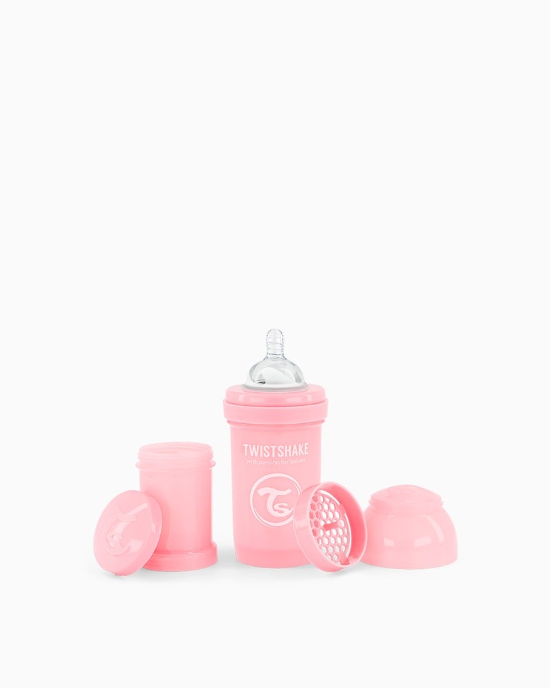 Twistshake, Anti-Colic Pastel Pink, Available in Different Sizes