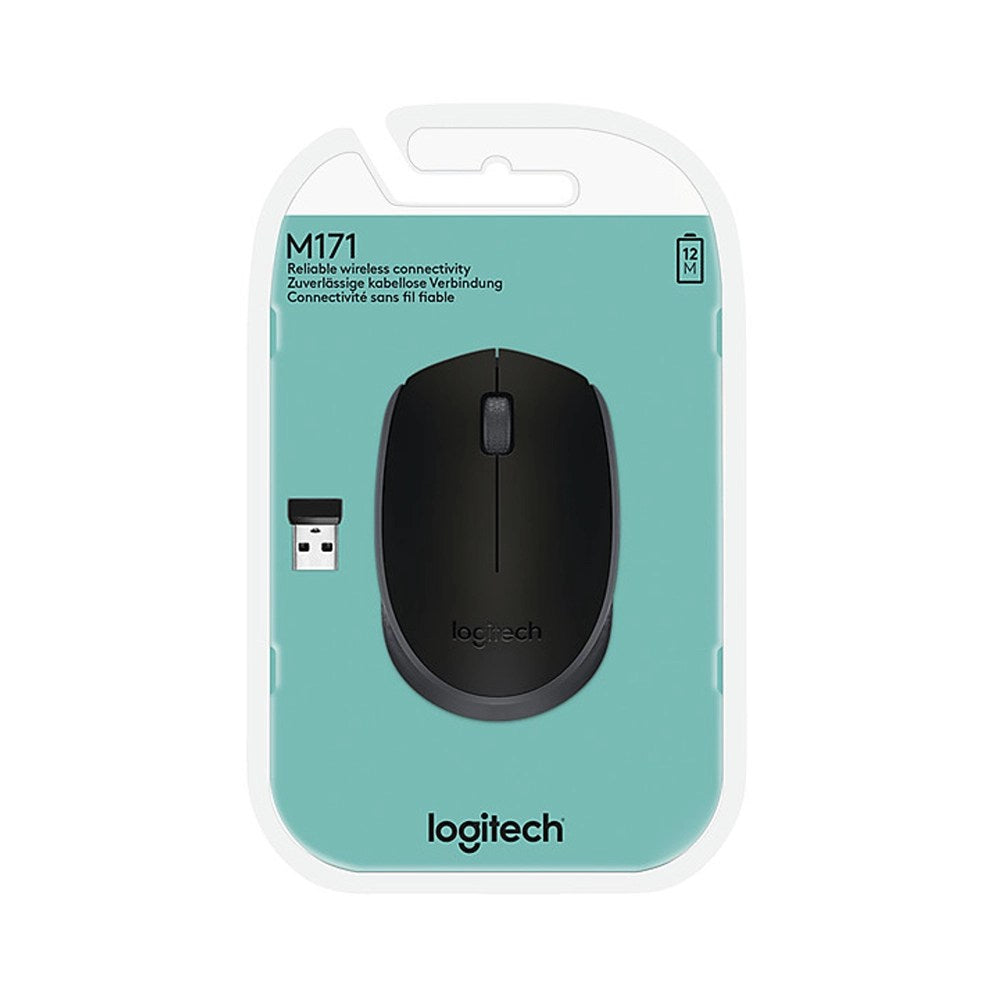 Logitech, Wireless Mouse Usb M171 Black