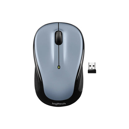 Logitech, M325S Wireless Mouse, 2.4 Ghz Usb Receiver, Any Hand, 5 Buttons Grey