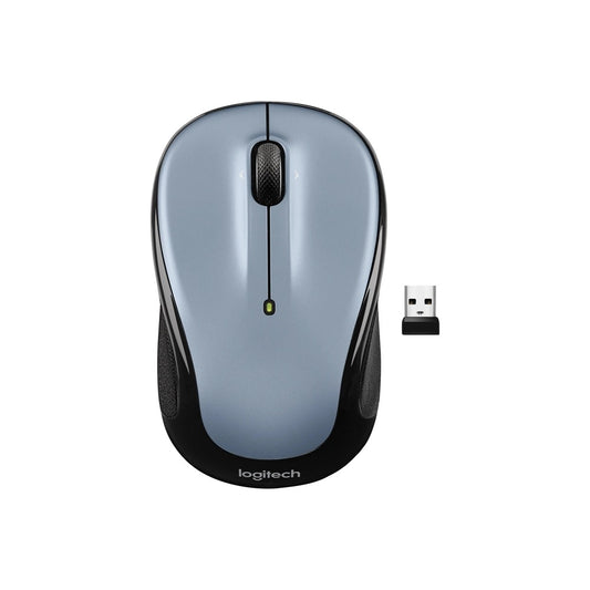Logitech, M325S Wireless Mouse, 2.4 Ghz Usb Receiver, Any Hand, 5 Buttons Grey