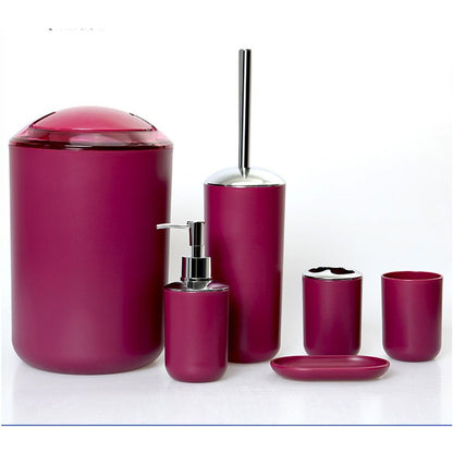 Sanitary, 6 Piece Bathroom Accessories Set, Available In Different Colors
