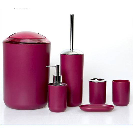 Sanitary, 6 Piece Bathroom Accessories Set, Available In Different Colors