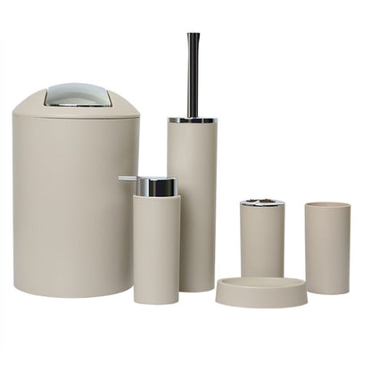 Sanitary, 6 Piece Bathroom Accessories Set, Available In Different Colors