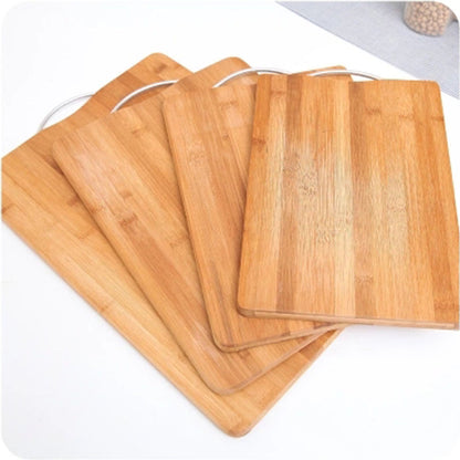 Cool Gift, High Quality Bamboo Cutting Board With Metal Handle Rectangular, Available in Different Sizes