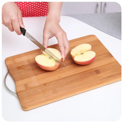Cool Gift, High Quality Bamboo Cutting Board With Metal Handle Rectangular, Available in Different Sizes