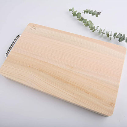 Cool Gift, High Quality Bamboo Cutting Board With Metal Handle Rectangular, Available in Different Sizes