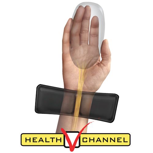 Fellowes, Health-V Fabrik Mouse Pad Wrist Support, Black