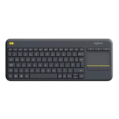 Logitech, Keyboard Wireless K400 Plus Touchpad Black Ara