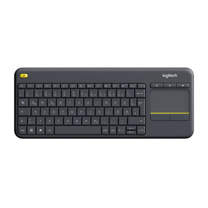Logitech, Keyboard Wireless K400 Plus Touchpad Black Ara