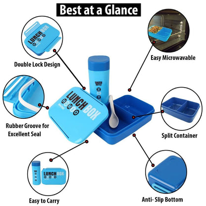 Cool Gift, Set of Lunch Box & Water Bottle, Available in Different Colors