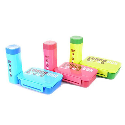 Cool Gift, Set of Lunch Box & Water Bottle, Available in Different Colors