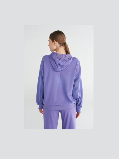 HUMMEL- HMLDEVON ZIP NECK HOODIE