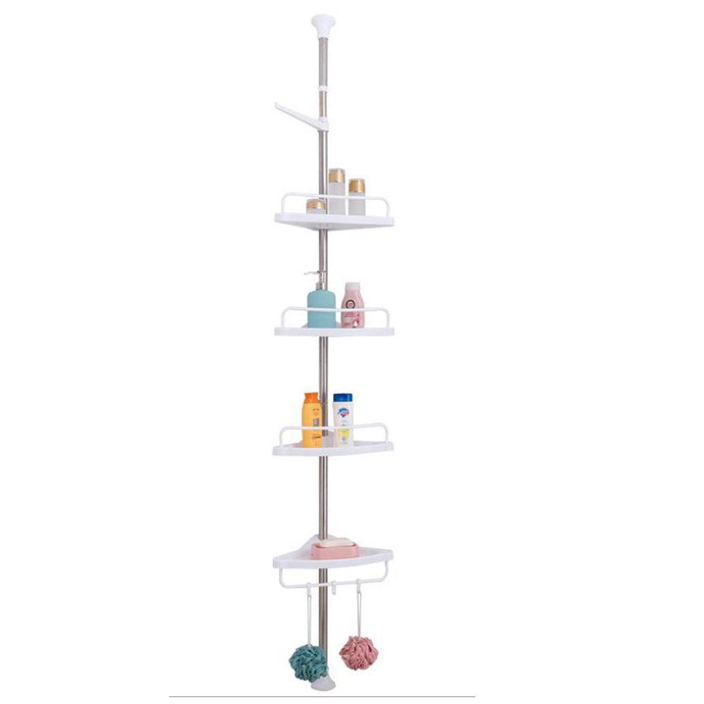 Cool Gift, 4 Tier Telescopic Bathroom Organiser Corner Shower