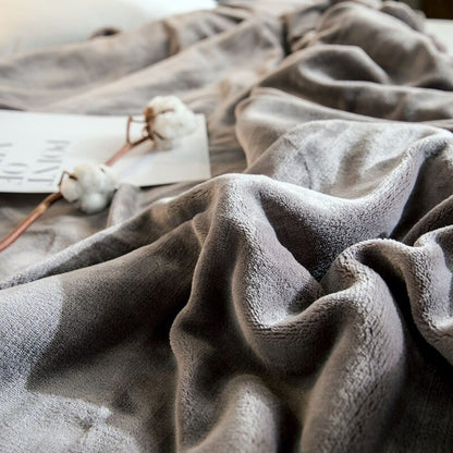 Cool Gift, 200x230 cm, Double Sherpa Throw Blanket, Available in Different Colors