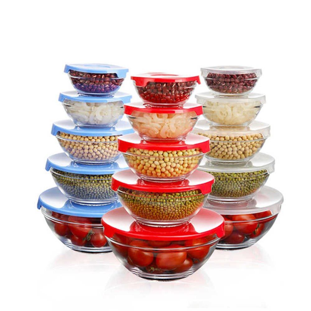 Cool Gift, 5Pc Glass Bowl Set, Available In Different Colors