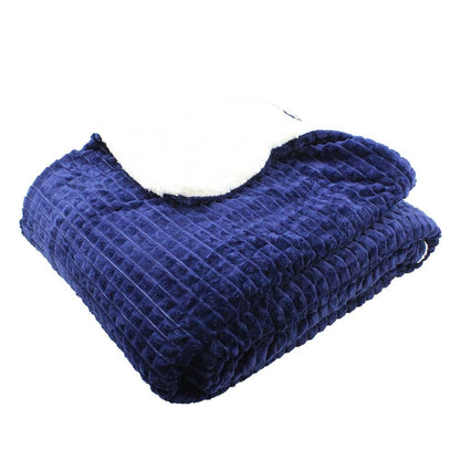 Cool Gift, Dual Sided Super Soft Blanket with Fleece Face and Plush Sherpa, Available in Different Colors