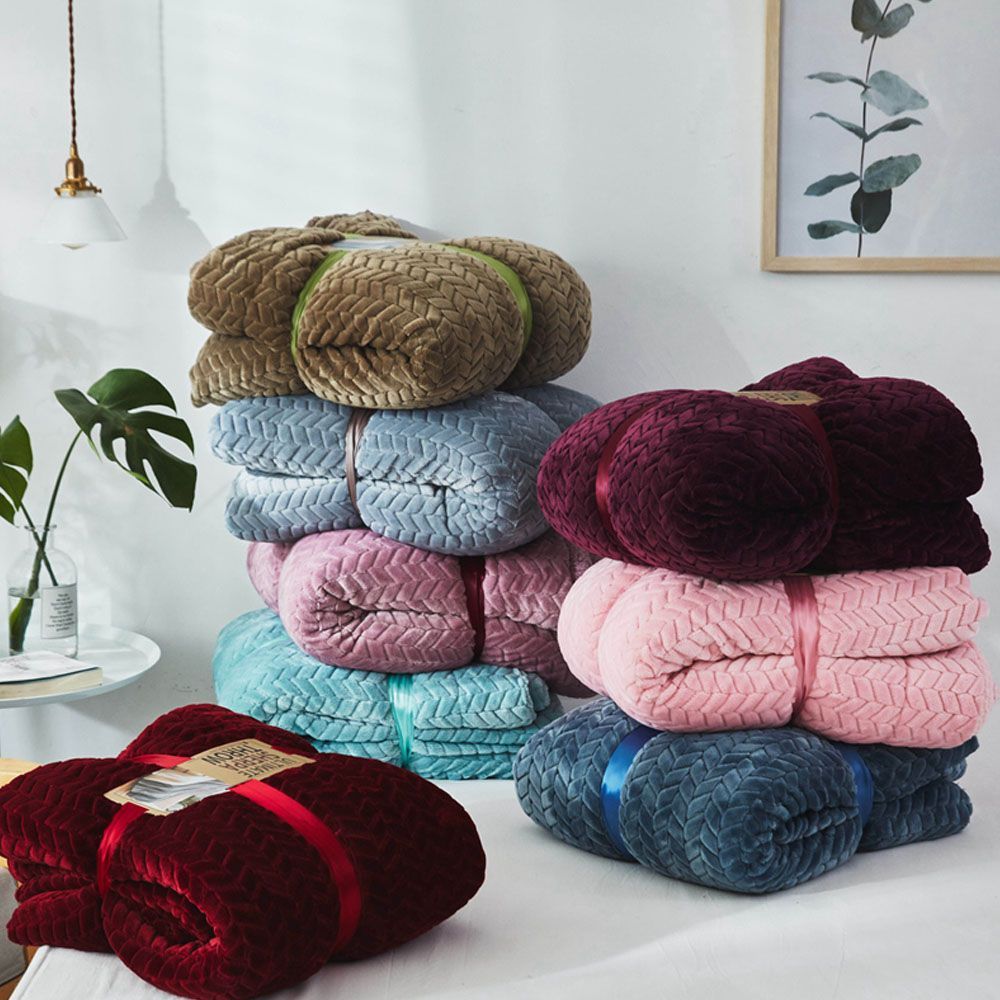 Cool Gift, 160x200 cm, Single Sherpa Throw Blanket, Available in Different Colors
