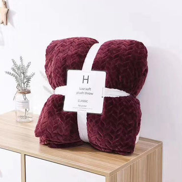 Cool Gift, 160x200 cm, Single Sherpa Throw Blanket, Available in Different Colors