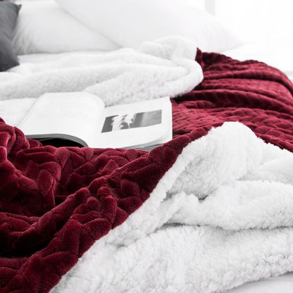 Cool Gift, 160x200 cm, Single Sherpa Throw Blanket, Available in Different Colors