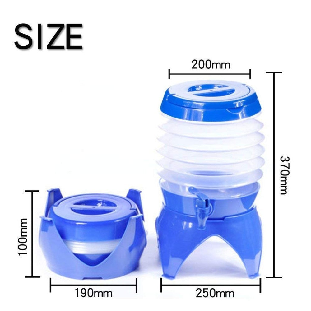 Cool Gift, Portable Foldable Beverage Dispenser - 5.5 Ltr, Available in Different Colors